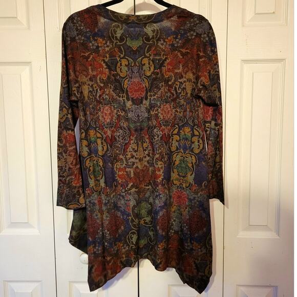 Soft Surroundings, XS | Tunic Paisley Floral Print Scoop Neck - Picture 2 of 4